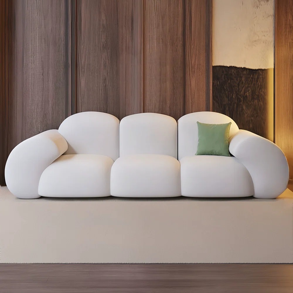 Boucle Three Seater Sofa