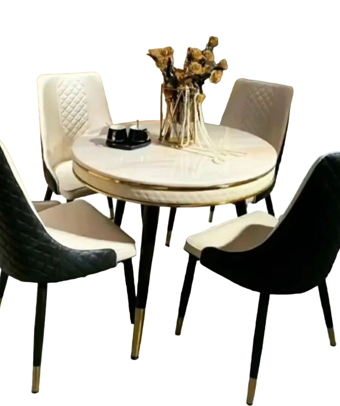 4 seater marble portable dinning set dric interior lagos and abuja