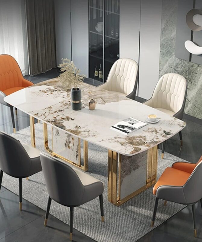 Luxury marble dinning table