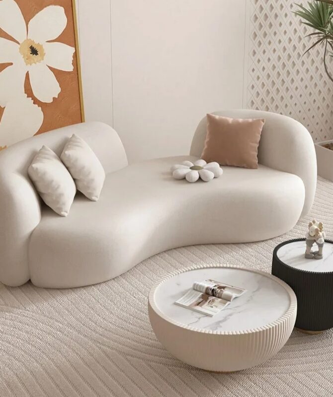 Luxury Three Seater Set & 2 in 1 coffee table