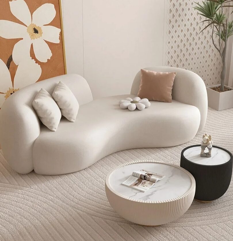 Luxury Three Seater Set & 2 in 1 coffee table